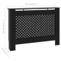 MDF Heizkörperabdeckung schwarz 112x19x81,5 cm von vidaXL, Zubehör für Heizkörper - Ref: Foro24-288192, Preis: 103,75 €, Raba...
