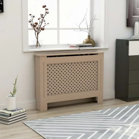 MDF-Heizkörperabdeckung 112x19x81,5cm von vidaXL, Zubehör für Heizkörper - Ref: Foro24-288193, Preis: 86,96 €, Rabatt: %