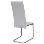 Cantilever dining chairs 6 units white synthetic leather by vidaXL, dining chairs - Ref: Foro24-272419, Price: 310,49 €, Disc...