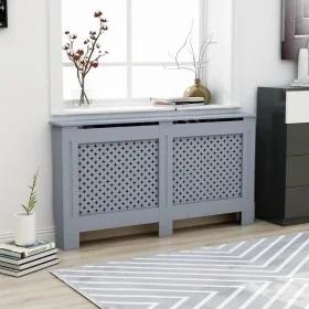 Anthrazitgraue MDF-Heizkörperabdeckung 152x19x81,5 cm von vidaXL, Zubehör für Heizkörper - Ref: Foro24-288194, Preis: 96,65 €...