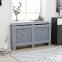 Anthrazitgraue MDF-Heizkörperabdeckung 152x19x81,5 cm von vidaXL, Zubehör für Heizkörper - Ref: Foro24-288194, Preis: 96,65 €...