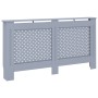 Cubierta para radiador MDF gris antracita 152x19x81,5 cm