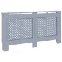 Cubierta para radiador MDF gris antracita 152x19x81,5 cm de vidaXL, Accesorios para radiadores de calefacción - Ref: Foro24-2...