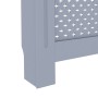 Anthrazitgraue MDF-Heizkörperabdeckung 152x19x81,5 cm von vidaXL, Zubehör für Heizkörper - Ref: Foro24-288194, Preis: 98,13 €...