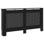 Schwarze MDF-Heizkörperabdeckung 152x19x81,5 cm von vidaXL, Zubehör für Heizkörper - Ref: Foro24-288195, Preis: 103,58 €, Rab...