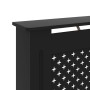 Schwarze MDF-Heizkörperabdeckung 152x19x81,5 cm von vidaXL, Zubehör für Heizkörper - Ref: Foro24-288195, Preis: 103,58 €, Rab...