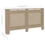 MDF-Heizkörperabdeckung 152x19x81,5 cm von vidaXL, Zubehör für Heizkörper - Ref: Foro24-288196, Preis: 112,37 €, Rabatt: %