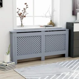 Anthrazitgraue MDF-Heizkörperabdeckung 172x19x81,5 cm von vidaXL, Zubehör für Heizkörper - Ref: Foro24-288197, Preis: 105,78 ...