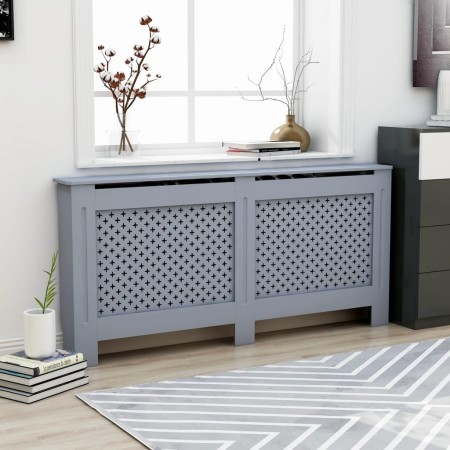 Anthrazitgraue MDF-Heizkörperabdeckung 172x19x81,5 cm von vidaXL, Zubehör für Heizkörper - Ref: Foro24-288197, Preis: 107,40 ...