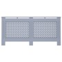 Cubierta para radiador MDF gris antracita 172x19x81,5 cm