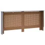 Anthrazitgraue MDF-Heizkörperabdeckung 172x19x81,5 cm von vidaXL, Zubehör für Heizkörper - Ref: Foro24-288197, Preis: 106,55 ...