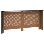 Schwarze MDF-Heizkörperabdeckung 172x19x81,5 cm von vidaXL, Zubehör für Heizkörper - Ref: Foro24-288198, Preis: 128,34 €, Rab...