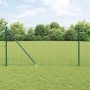Postes de cerca 13 pcs Verde Ø32mm 140 cm Acero galvanizado
