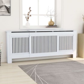 Weiße MDF-Heizkörperabdeckung 205 cm von vidaXL, Zubehör für Heizkörper - Ref: Foro24-325547, Preis: 120,52 €, Rabatt: %