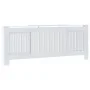 White MDF radiator cover 205 cm by vidaXL, Accessories for heating radiators - Ref: Foro24-325547, Price: 132,59 €, Discount: %