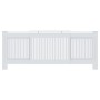 Weiße MDF-Heizkörperabdeckung 205 cm von vidaXL, Zubehör für Heizkörper - Ref: Foro24-325547, Preis: 120,52 €, Rabatt: %