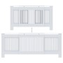Weiße MDF-Heizkörperabdeckung 205 cm von vidaXL, Zubehör für Heizkörper - Ref: Foro24-325547, Preis: 120,52 €, Rabatt: %