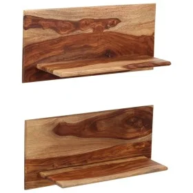 Wandregale 2 Stück aus massivem Palisanderholz 58x26x20 cm von vidaXL, Regale und Regale - Ref: Foro24-247930, Preis: 83,07 €...