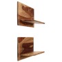 Estantes de pared 2 uds madera maciza de sheesham 58x26x20 cm de vidaXL, Estantes y estanterías - Ref: Foro24-247930, Precio:...