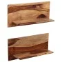 Wandregale 2 Stück aus massivem Palisanderholz 58x26x20 cm von vidaXL, Regale und Regale - Ref: Foro24-247930, Preis: 83,07 €...