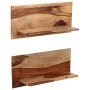Wandregale 2 Stück aus massivem Palisanderholz 58x26x20 cm von vidaXL, Regale und Regale - Ref: Foro24-247930, Preis: 83,07 €...