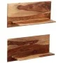 Wandregale 2 Stück aus massivem Palisanderholz 58x26x20 cm von vidaXL, Regale und Regale - Ref: Foro24-247930, Preis: 83,07 €...