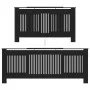 Cubierta para radiador MDF negro 205 cm de vidaXL, Accesorios para radiadores de calefacción - Ref: Foro24-325548, Precio: 14...