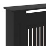 Schwarze MDF-Heizkörperabdeckung 205 cm von vidaXL, Zubehör für Heizkörper - Ref: Foro24-325548, Preis: 141,55 €, Rabatt: %