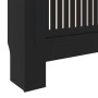Cubierta para radiador MDF negro 205 cm