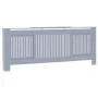 Cubierta para radiador MDF gris 205 cm de vidaXL, Accesorios para radiadores de calefacción - Ref: Foro24-325549, Precio: 134...