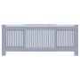 Radiator cover in gray MDF 205 cm by vidaXL, Accessories for heating radiators - Ref: Foro24-325549, Price: 131,16 €, Discoun...