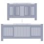 MDF graue Kühlerabdeckung 205 cm von vidaXL, Zubehör für Heizkörper - Ref: Foro24-325549, Preis: 131,16 €, Rabatt: %