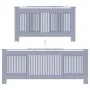 Radiator cover in gray MDF 205 cm by vidaXL, Accessories for heating radiators - Ref: Foro24-325549, Price: 134,16 €, Discoun...