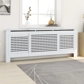 Weiße MDF-Heizkörperabdeckung 205 cm von vidaXL, Zubehör für Heizkörper - Ref: Foro24-325551, Preis: 127,97 €, Rabatt: %
