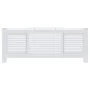 Cubierta para radiador MDF blanco 205 cm de vidaXL, Accesorios para radiadores de calefacción - Ref: Foro24-325551, Precio: 1...