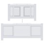 Weiße MDF-Heizkörperabdeckung 205 cm von vidaXL, Zubehör für Heizkörper - Ref: Foro24-325551, Preis: 120,81 €, Rabatt: %
