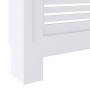 Cubierta para radiador MDF blanco 205 cm