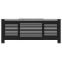Schwarze MDF-Heizkörperabdeckung 205 cm von vidaXL, Zubehör für Heizkörper - Ref: Foro24-325552, Preis: 158,00 €, Rabatt: %