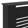 Schwarze MDF-Heizkörperabdeckung 205 cm von vidaXL, Zubehör für Heizkörper - Ref: Foro24-325552, Preis: 158,00 €, Rabatt: %