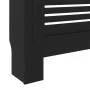 Schwarze MDF-Heizkörperabdeckung 205 cm von vidaXL, Zubehör für Heizkörper - Ref: Foro24-325552, Preis: 169,29 €, Rabatt: %