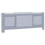Gray MDF radiator cover 205 cm by vidaXL, Accessories for heating radiators - Ref: Foro24-325553, Price: 134,44 €, Discount: %
