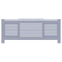 Cubierta para radiador MDF gris 205 cm de vidaXL, Accesorios para radiadores de calefacción - Ref: Foro24-325553, Precio: 122...