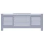 Graue MDF-Heizkörperabdeckung 205 cm von vidaXL, Zubehör für Heizkörper - Ref: Foro24-325553, Preis: 139,63 €, Rabatt: %