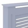 Graue MDF-Heizkörperabdeckung 205 cm von vidaXL, Zubehör für Heizkörper - Ref: Foro24-325553, Preis: 139,63 €, Rabatt: %