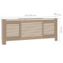 MDF Heizkörperabdeckung 205 cm von vidaXL, Zubehör für Heizkörper - Ref: Foro24-325554, Preis: 98,03 €, Rabatt: %