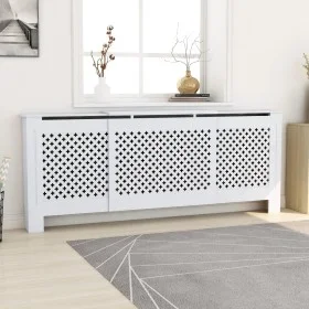 Weiße MDF-Heizkörperabdeckung 205 cm von vidaXL, Zubehör für Heizkörper - Ref: Foro24-325555, Preis: 145,18 €, Rabatt: %