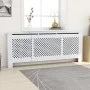Weiße MDF-Heizkörperabdeckung 205 cm von vidaXL, Zubehör für Heizkörper - Ref: Foro24-325555, Preis: 136,44 €, Rabatt: %