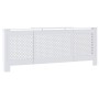 Cubierta para radiador MDF blanco 205 cm
