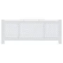 Cubierta para radiador MDF blanco 205 cm de vidaXL, Accesorios para radiadores de calefacción - Ref: Foro24-325555, Precio: 1...