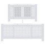 Weiße MDF-Heizkörperabdeckung 205 cm von vidaXL, Zubehör für Heizkörper - Ref: Foro24-325555, Preis: 148,13 €, Rabatt: %